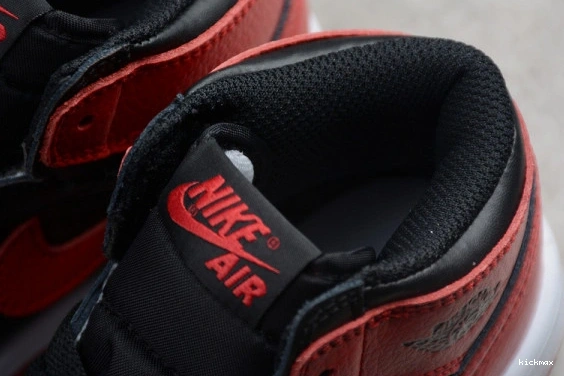 Rep Jordan Bred 001  Kid 555088 001  1 Kids OG Retro Black Air High Banned Red 555088 0401